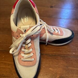 Michael Kors Pink and White Sneakers